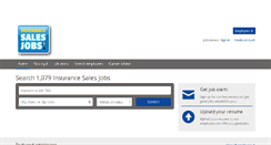 Desktop Screenshot of insurancesalesjobs.com